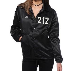 Married To The Mob 212 Satin Coach Jacket